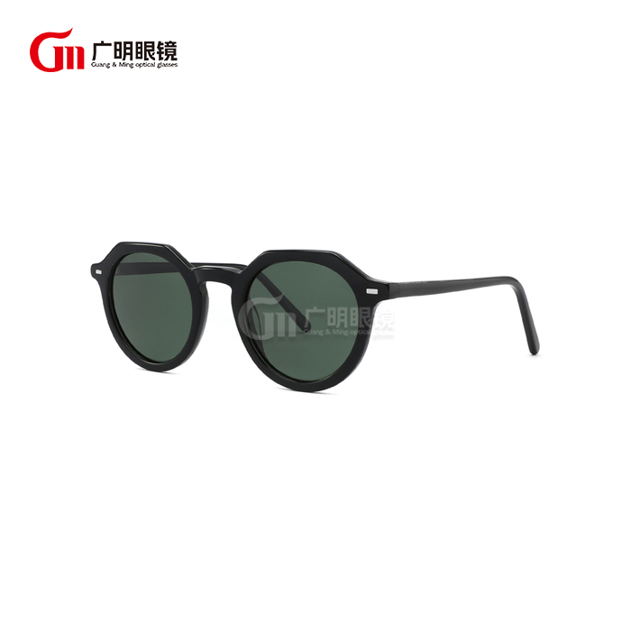 hexagonal round sunglasses