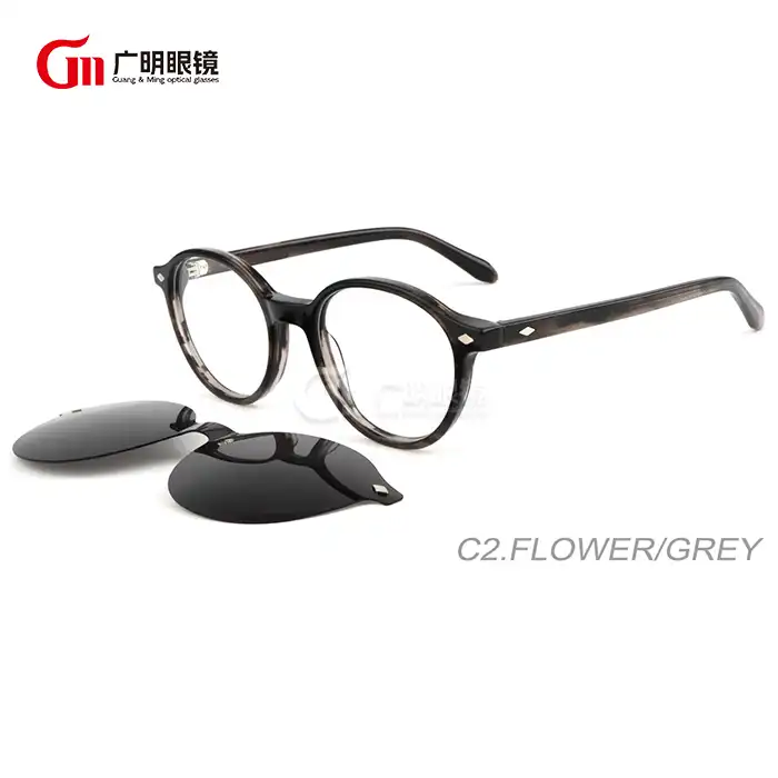 clip on sunglasses round lenses