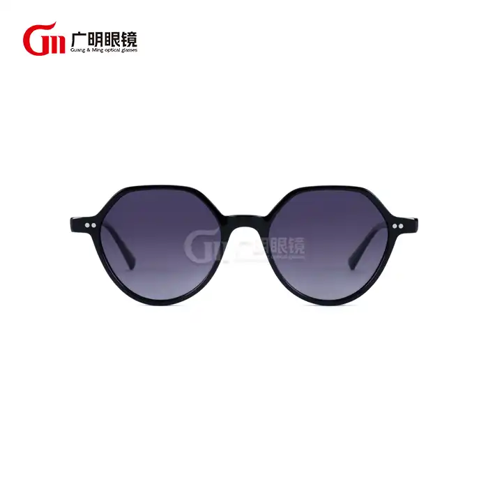 occhiali da sole retrò esagonali