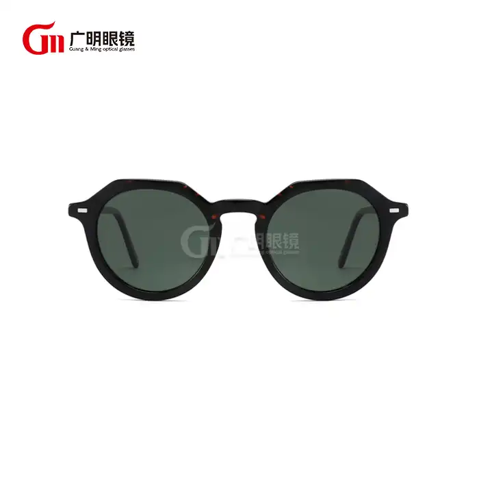 seskantige ronde sonbril