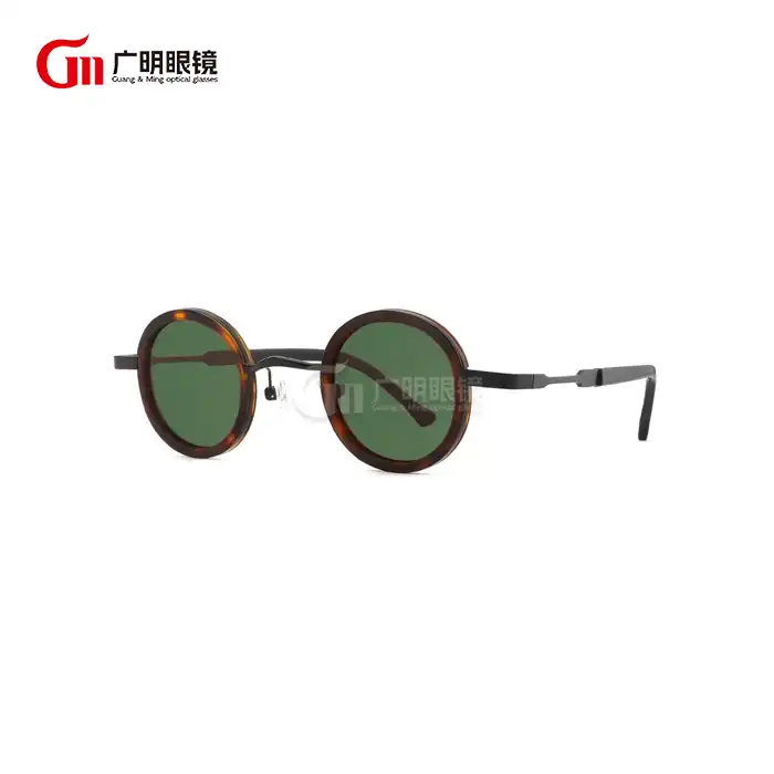 klein ronde gepolariseerde sonbrille